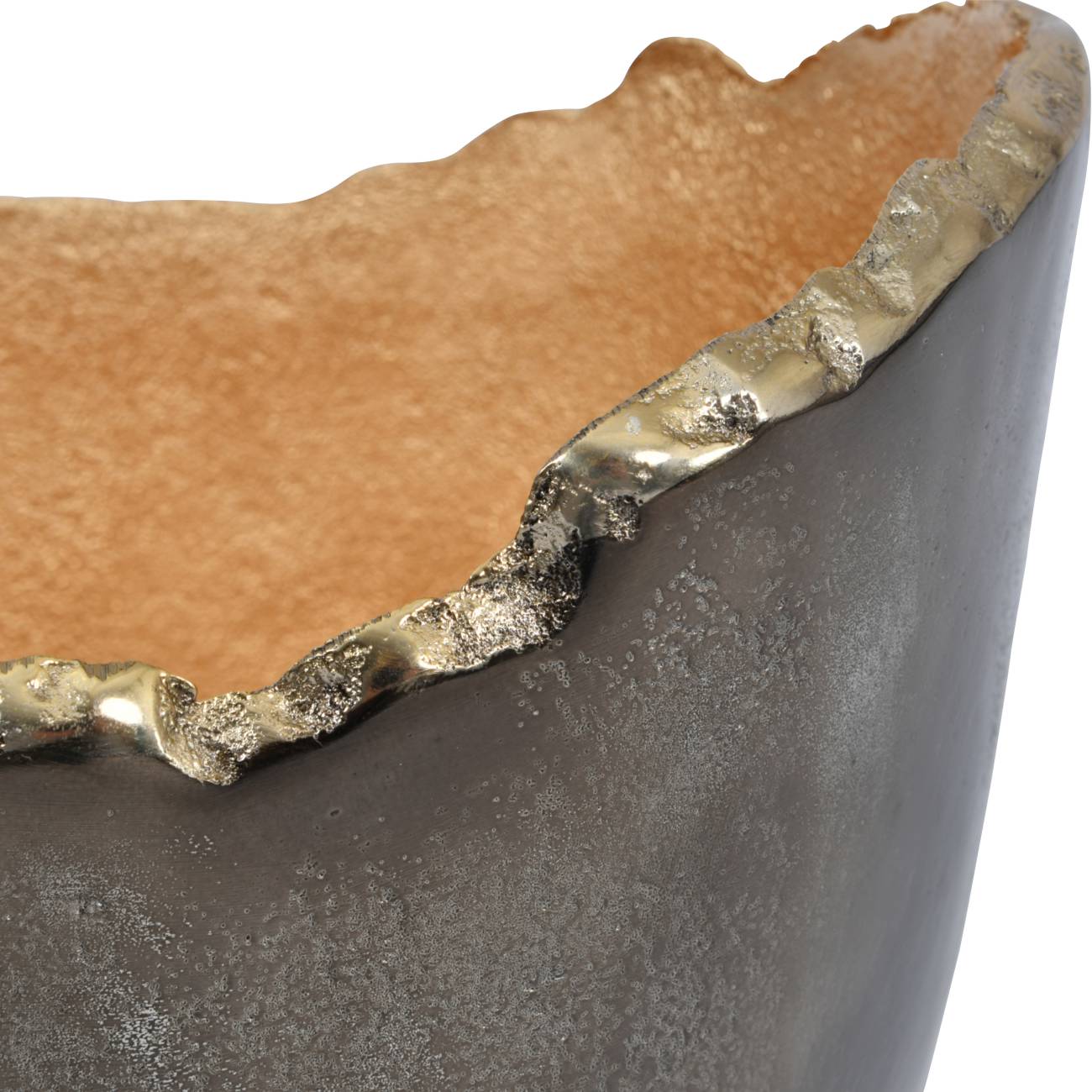 Merapi Lava Gold Vase Large